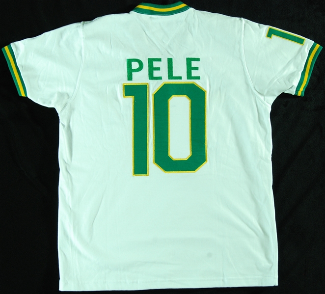 Pele Signed New York Cosmos Jersey Inscribed The Final Salute (PSA/DNA)