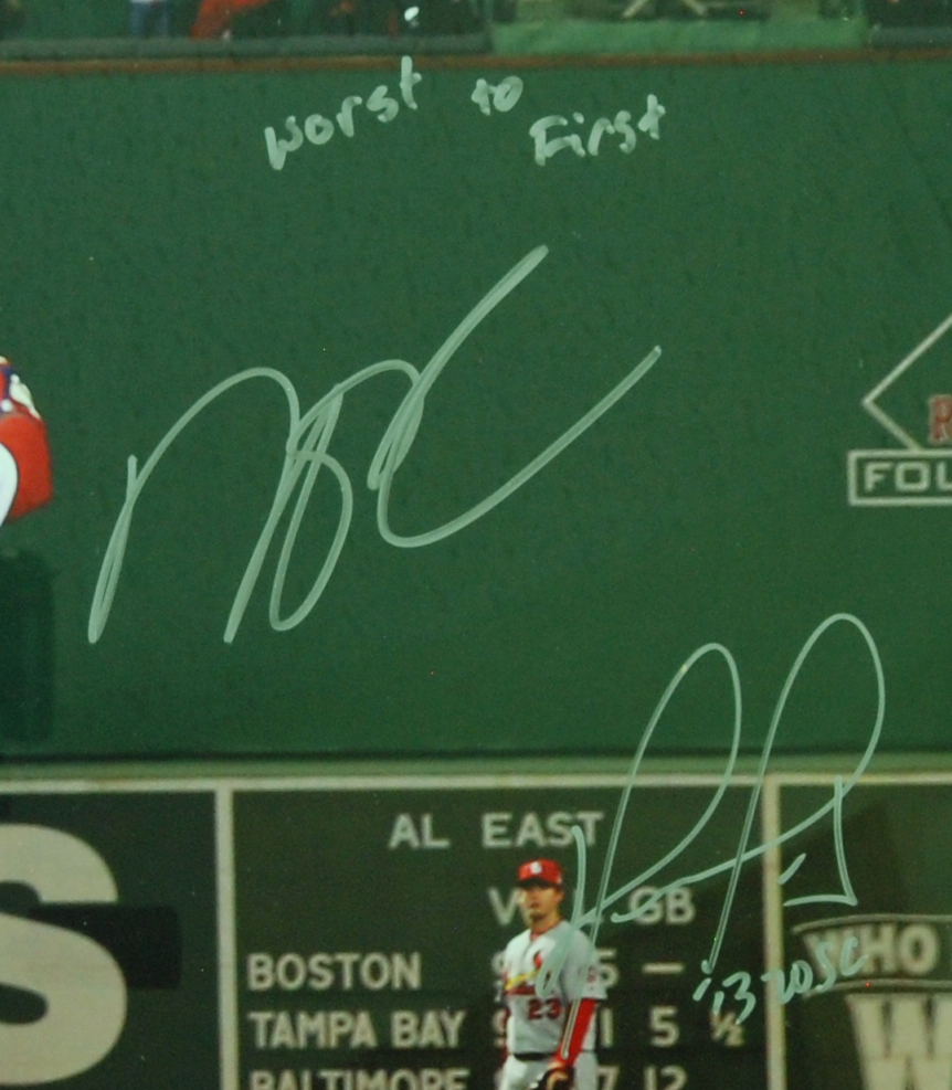 pedroia autographed jersey