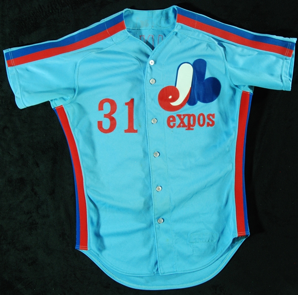 1984 Razor Shines Montreal Expos Game-Worn Road Jersey