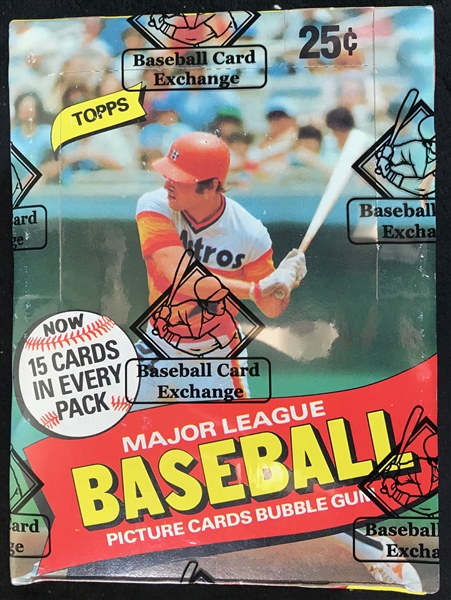 1980 Topps Baseball Wax Box (36) (BBCE)