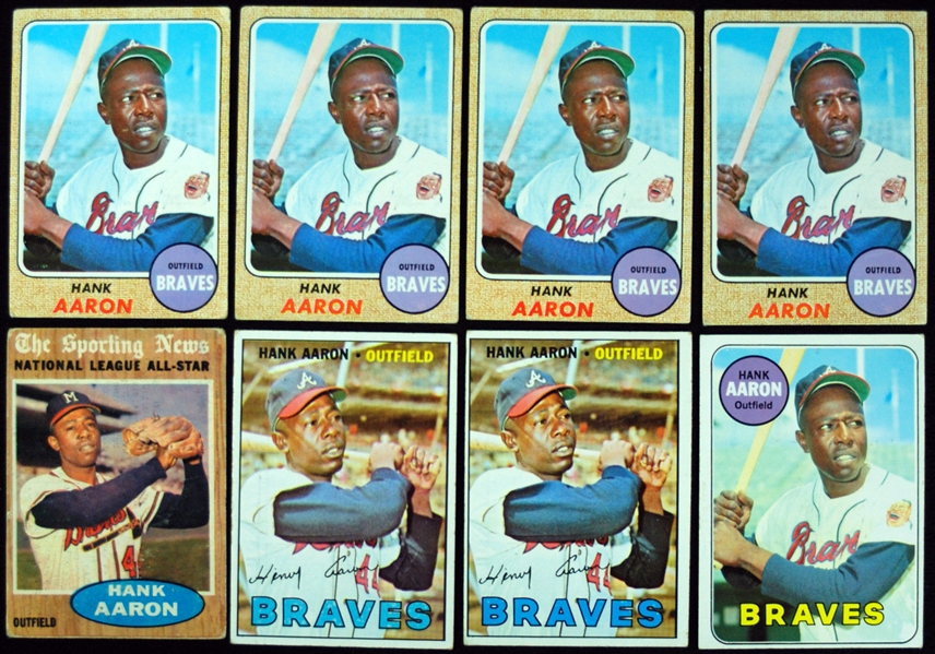 Massive Group of Vintage Hall of Famers and Stars with a Dozen Mickey Mantle Cards (400)