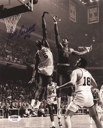 Bill Russell Signed 8x10 Photo (Graded PSA/DNA 10)