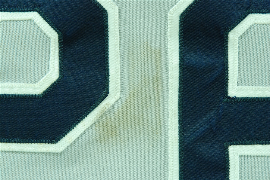 Oneonta Yankees Game-Used Away Jersey Linked to Orlando Hernandez (Team LOA)