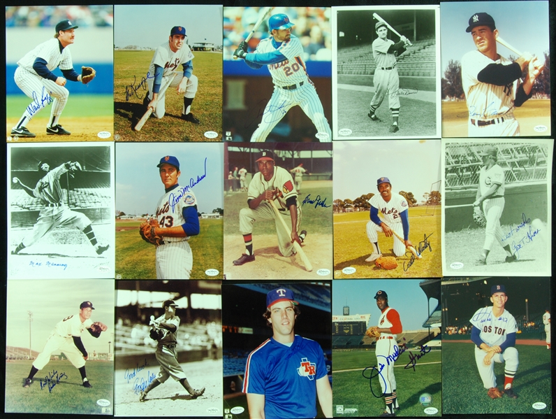 Baseball Signed 8x10 Photo Group (15)