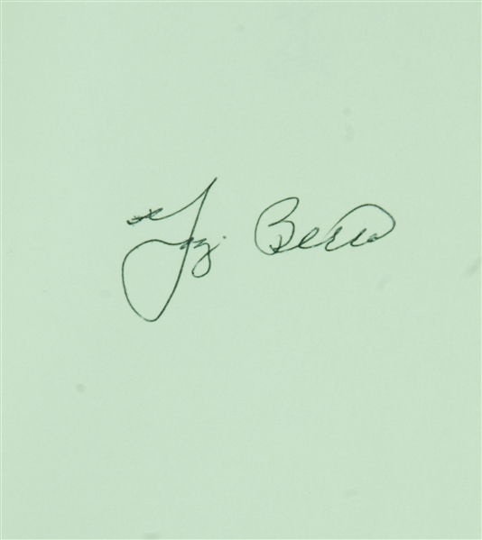 Yogi Berra Signed What Time Is It? Book (JSA)