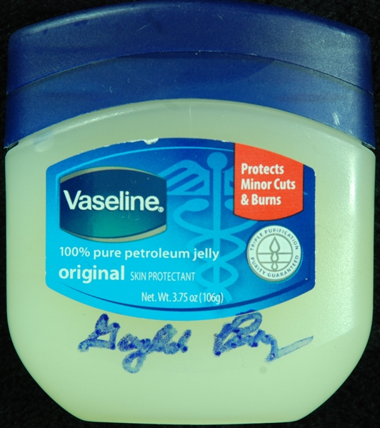 Gaylord Perry Signed Vaseline Container (BAS)