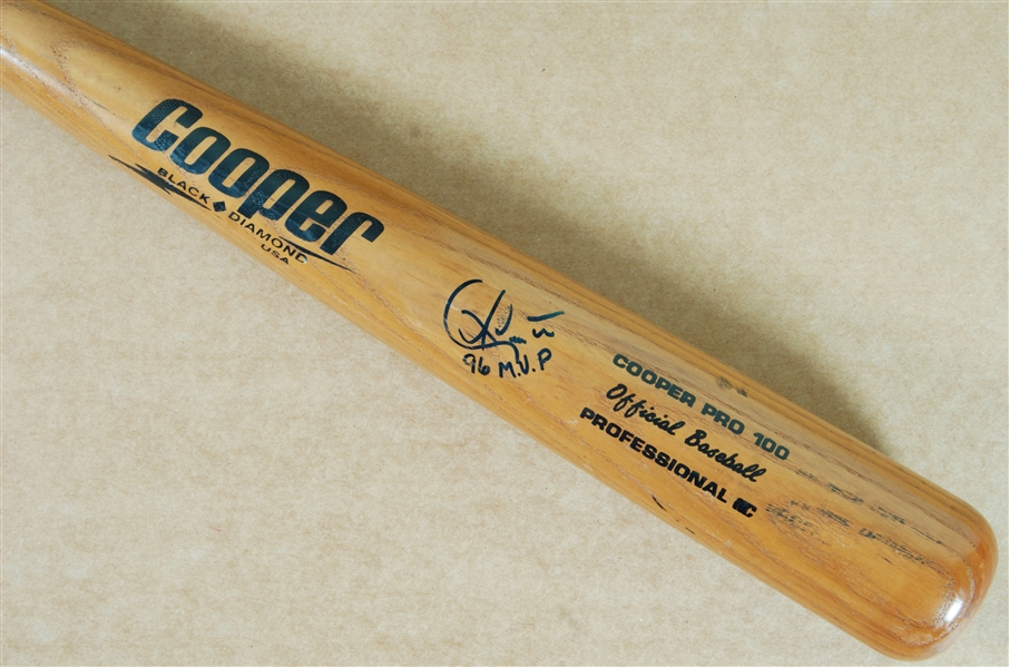 Ken Caminiti Signed Cooper Bat 96 MVP (PSA/DNA)