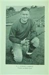 Curly Lambeau Signed Photo in "The Green Bay Packers" Book (JSA)