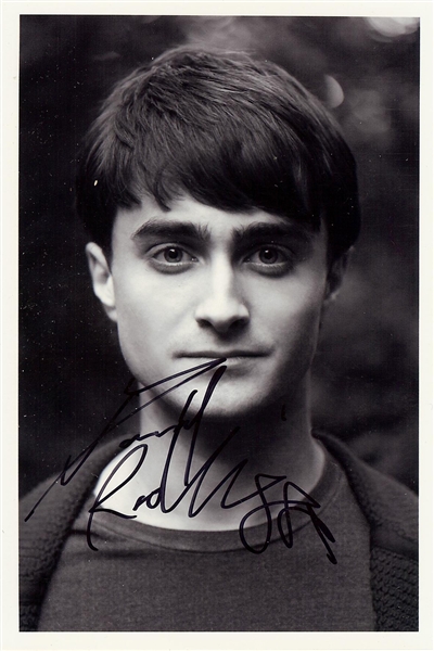 Daniel Radcliffe Signed 4x6 Photo (BAS)