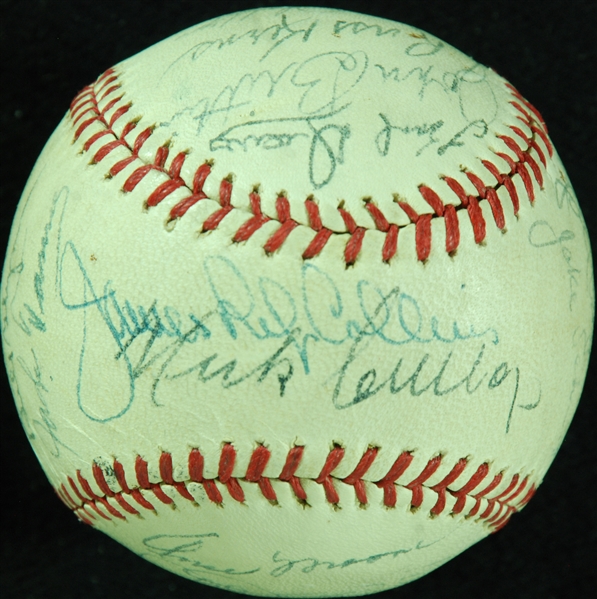 1949 Philadelphia Phillies & Minor Leaguers Signed Baseball with Rip Collins (23)