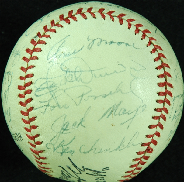 1949 Philadelphia Phillies & Minor Leaguers Signed Baseball with Rip Collins (23)