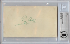 Ty Cobb Signed GPC Dated "Oct. 27, 1952" (BAS)