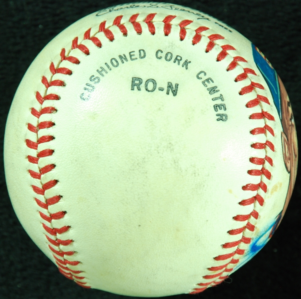 Willie Mays Single-Signed Hand-Painted ONL Baseball (BAS)