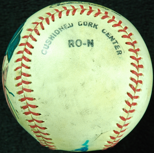 Duke Snider Single-Signed Hand-Painted ONL Baseball (BAS)