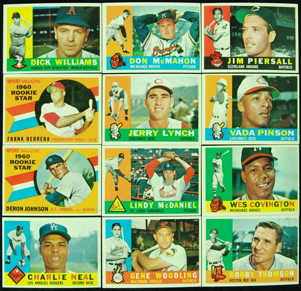 High-Grade 1960 Topps Baseball Grouping (47)