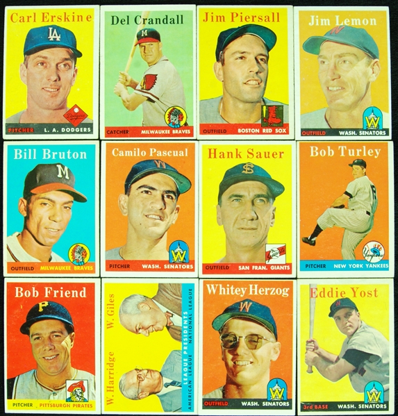 1958 Topps Baseball Grouping (79)