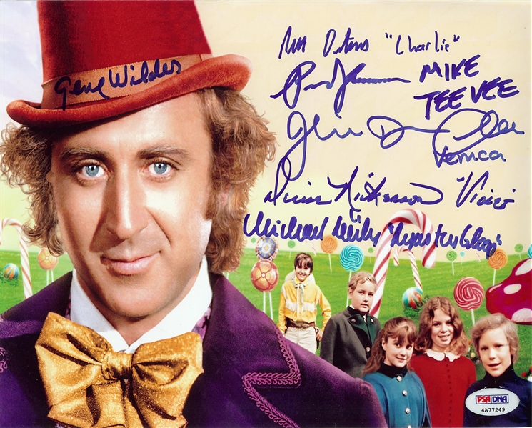 Willie Wonka & The Chocolate Factory Cast-Signed 8x10 Photo (6) (PSA/DNA)