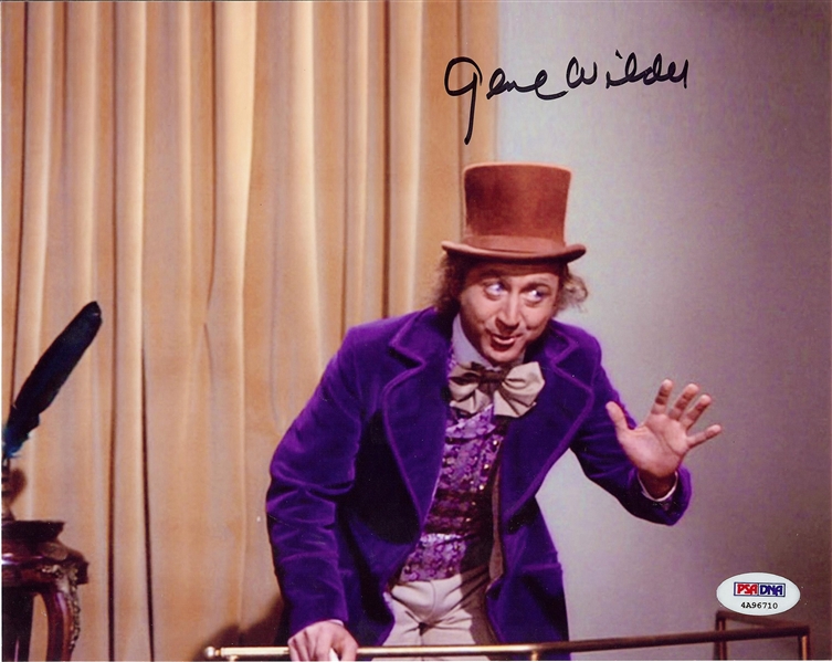 Gene Wilder Signed 8x10 Photos (2) (PSA/DNA)