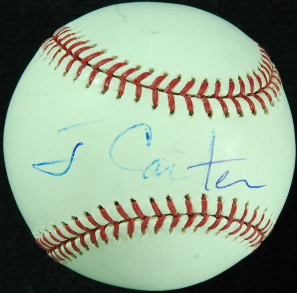 Jimmy Carter Single-Signed OML Baseball (BAS)