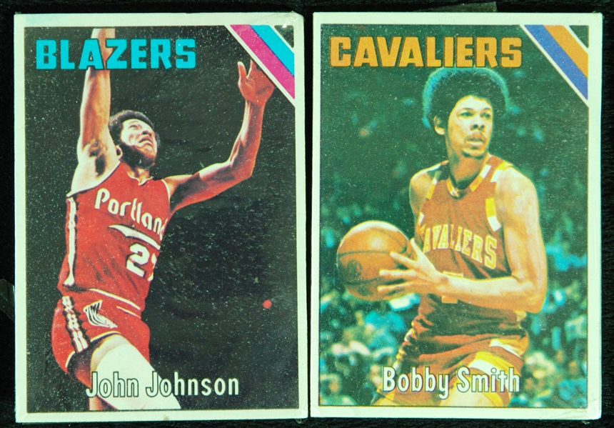 1975-76 Topps Basketball 3-Card Cello Packs (2)