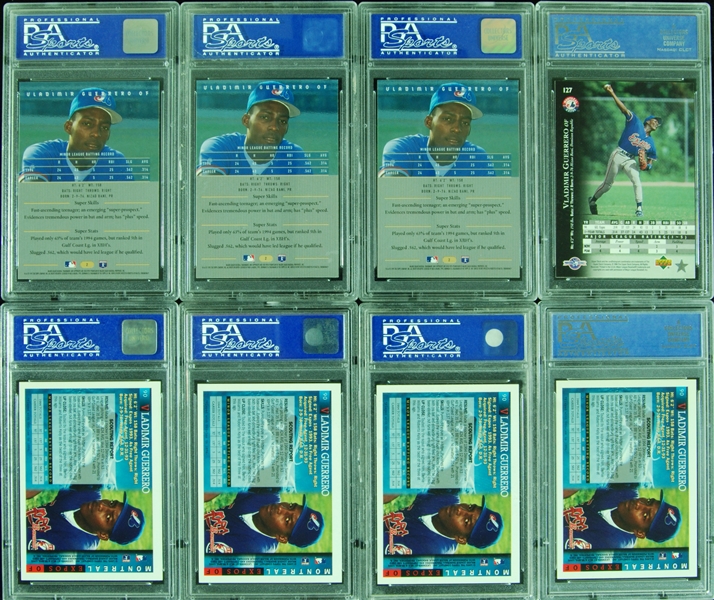 Vladimir Guerrero PSA-Graded RC Group (8)