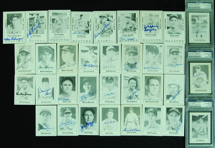 Signed Grand Slam & Diamond Greats Reprints (33)