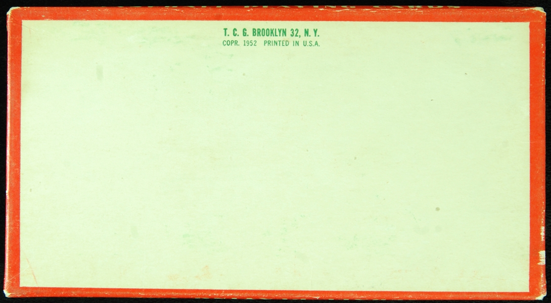 1951 Topps Red Back Empty Box