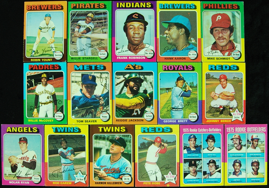 1975 Topps Baseball High-Grade Complete Set (660)