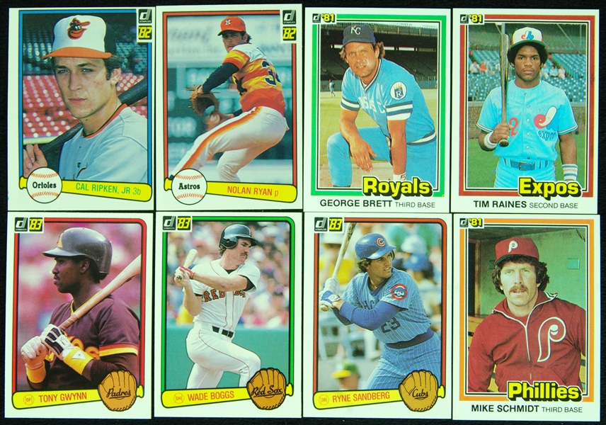 1981-83 Donruss Baseball Mint Factory Sets (3)