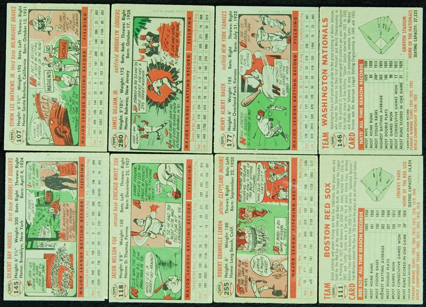 1956 Topps Baseball Grouping With Hall of Famers and Specials (76)