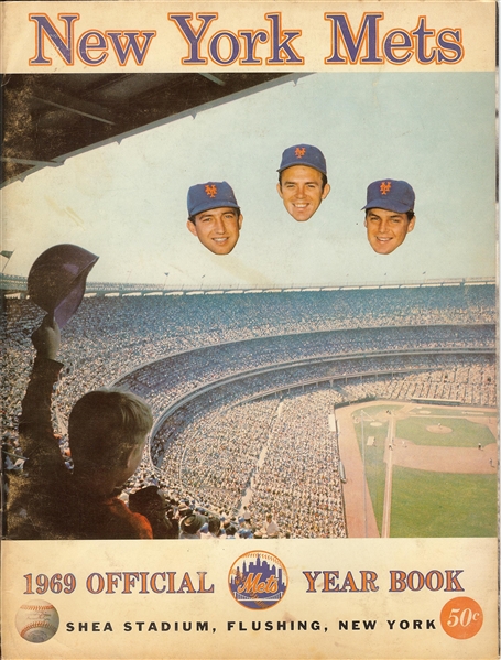 1962-1974 New York Mets Vintage Yearbooks Group (13)