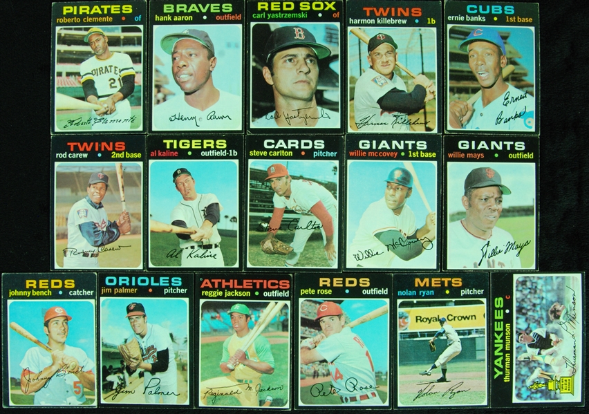 1971 Topps Baseball Complete Set (752)