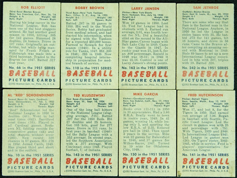 1951 Bowman Baseball Grouping With Duplicates (121)