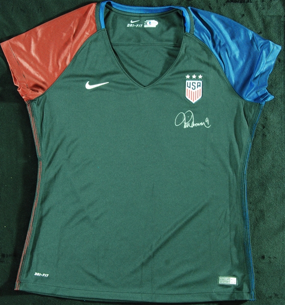 Mia Hamm Signed Official Jersey & Soccer Ball (2) (BAS)