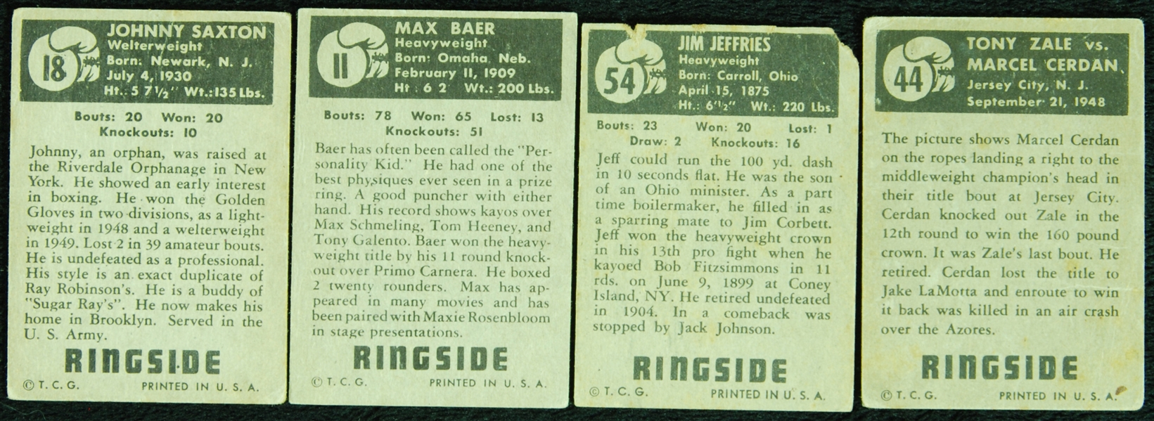 1951 Topps Ringside Group (7)