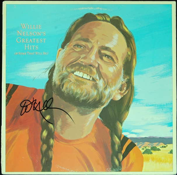 Willie Nelson Signed Greatest Hits Album (JSA)