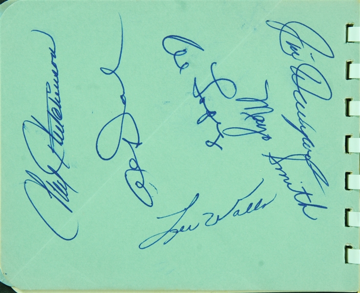 Multi-Signed Autograph Album with Paul Waner, Yogi Berra (51)