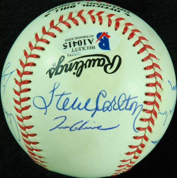 300 Win Multi-Signed ONL Baseball (10) (BAS)