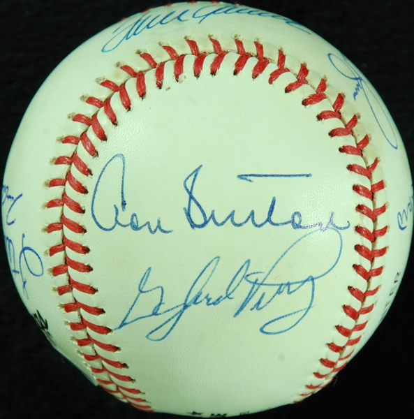 300 Win Multi-Signed ONL Baseball (10) (BAS)