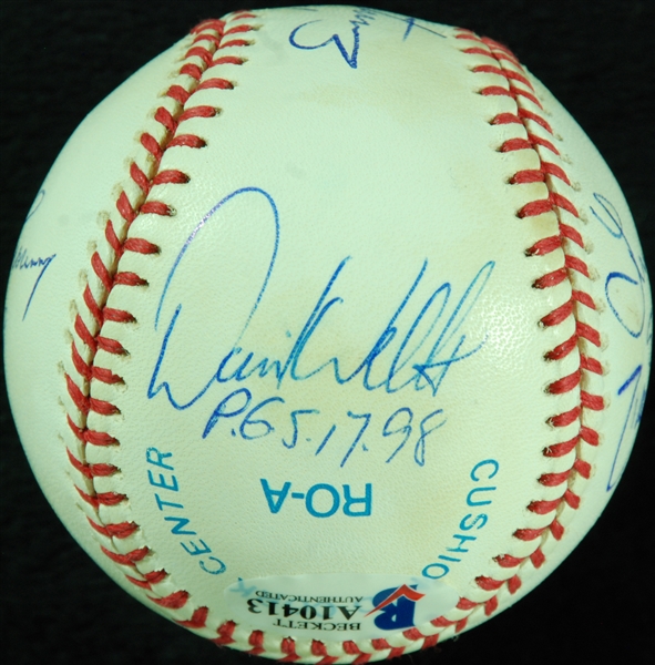 Perfect Game Multi-Signed OAL Baseball (6) (BAS)