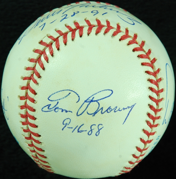 Perfect Game Multi-Signed OAL Baseball (6) (BAS)