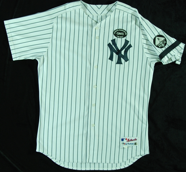 Joe Girardi 2010 Game-Used NY Yankees Home Jersey with Steinbrenner & Sheppard Patches (Steiner)