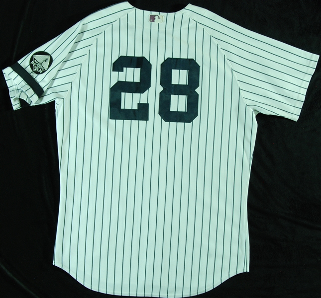 Joe Girardi 2010 Game-Used NY Yankees Home Jersey with Steinbrenner & Sheppard Patches (Steiner)