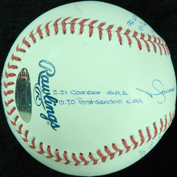 Mariano Rivera Single-Signed OML Baseball with 11 Inscriptions (28/142) (Steiner)