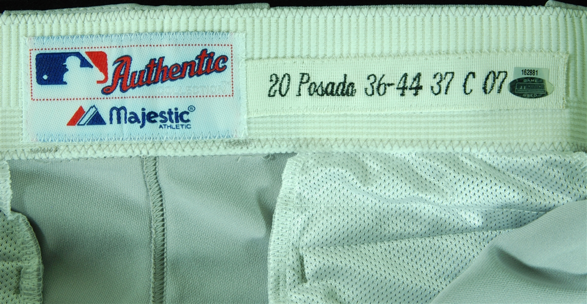 Jorge Posada 2007 Game-Used Pants (Steiner)