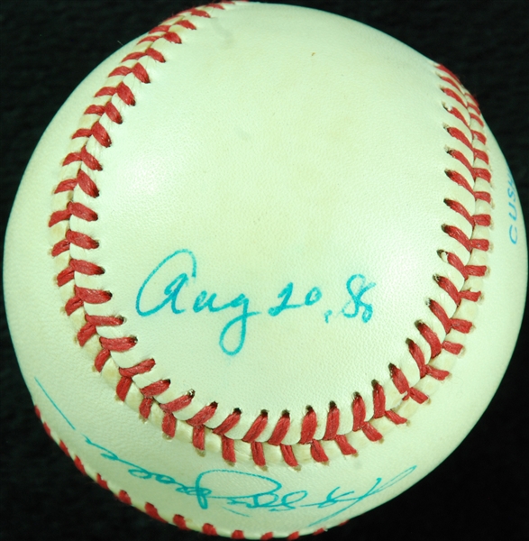 Mickey Mantle & Reggie Jackson Signed OAL Baseball Dated Aug. 20, 80 (Steiner) (BAS)