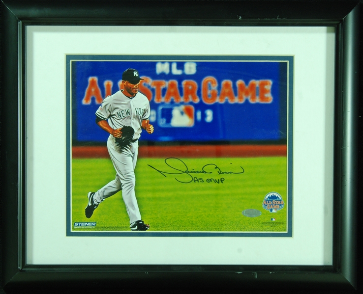 Mariano Rivera Signed 2013 ASG 10x8 Framed Photo AS MVP (Steiner)