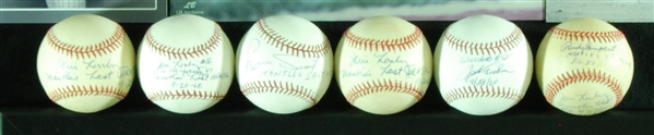 Mickey Mantle & Ted Williams Final Home Runs Signed Group (9)