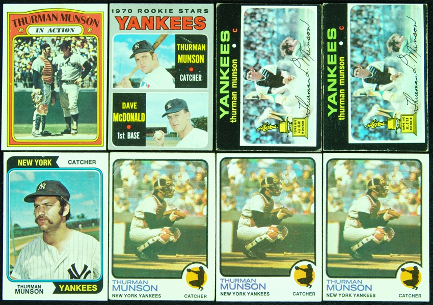 Vintage and Modern Thurman Munson Grouping (50)