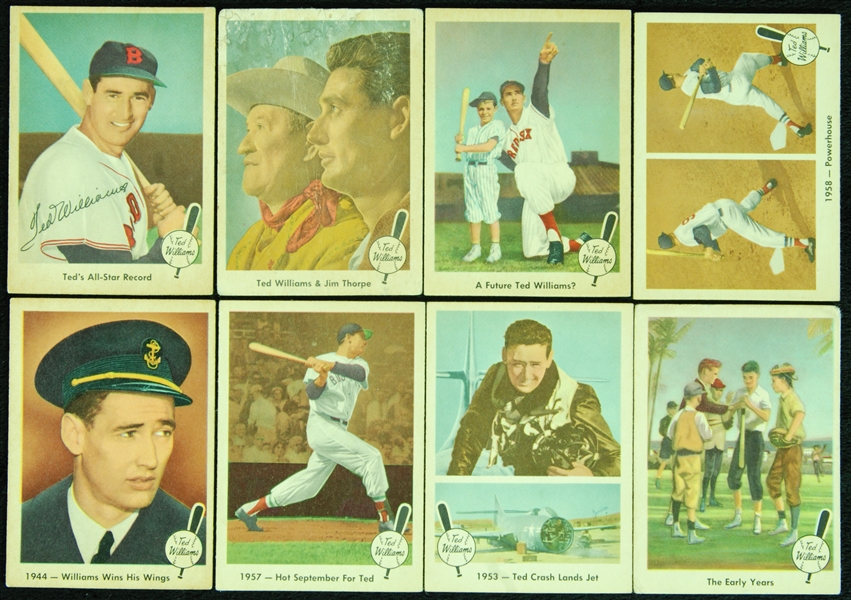 1959 Fleer Life of Ted Williams Partial Set (48/80)